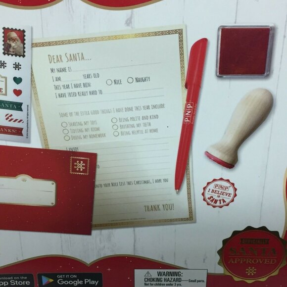 North Pole Santa Letter Kit Personal Video Message Christmas Child Write Sticker - Picture 3 of 6